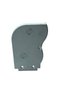 Closed Case Curtain Square Stopper Double Mechanism White Right Cover - 3