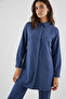 Elora Comfortable Fit Hidden Button Terikoton Boyfriend Women's Shirt & Hijab Shirt - Ingido - 3