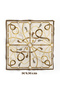 Royal Beige Pattern 90X90Cm Scarf/Foulard - 2