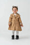 Girl's Gilet Trench Coat Set with Socks as a Gift