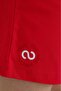 Girl's Printed Basic Shorts with Ribbed Waist and Pockets - 5