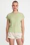 Women's Bamboo Fabric Crew Neck T-shirt Mint