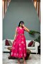 Linen Puff-Embellished Brodered Dress - 2