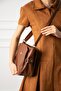 Soft Faux Leather Tan Women's Crossbody Bag with Shoulder Strap