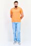 Men Regular Fit Solid Short Sleeve Polo Shirt, Burnt Orange - 2