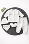 100% Cotton Seasonal Teddy Bear Embroidered Newborn Baby Boy 5 Piece Hospital Discharge Bodysuit Set 0-3 Months - 2