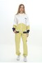 Girl's 2-Piece Set Printed Stand Collar Zippered Sweatshirt & Pocketed Jogger with Elastic Waistband - 5