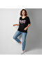 Women's Plus Size V-Neck Premium Printed Cotton T-Shirt - 3