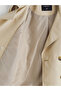 Double Breasted Collar Oversize Women's Trench Coat - 7