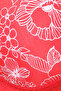 Padded Non-Wired Full Cup Floral Print T-shirt Bra in Red - 7