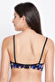Padded Non-Wired Full Cup Floral Print T-Shirt Bra in Multicolour - 4