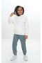 Girl's 2-Piece Set Printed Hooded Sweatshirt with Pockets & Elastic Waist Jogger Sweatpants - 7