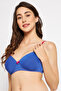 Padded Non-Wired Full Cup T-shirt Bra in Royal Blue - 3