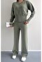 Snap Fastener Slim Cut Ella Knitwear Set - 4