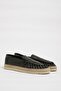 Ricardo Model Genuine Natural Leather Straw Sole Loafer Shoes
