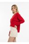Women's Boat Neck Asymmetrical Rib Cut Premium Yarn Knitwear Sweater 12409 - 2