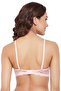Lace Padded Non-Wired Full Coverage Multiway Bridal Bra in Nude - 4