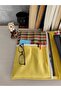 Plaid Patterned Book Cover Organizer |   Snap Closure Fabric Book Protector - 3