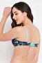 Padded Non-Wired Full Cup T-shirt Bra in Navy - 5