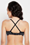 Padded Non-Wired Full Cup Printed Multiway T-shirt Bra in Black - 6