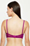 Level 1 Push-up Non-Wired Demi Cup Multiway Bra in Dark Purple - 5