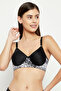 Padded Non-Wired Full Cup T-shirt Bra in Black - 2