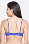 Padded Non-Wired Full Cup T-shirt Bra in Royal Blue - 5