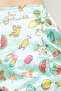 Print Me Pretty Top & Shorts Set in Sky Blue - Satin - 5