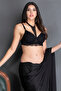 Padded Underwired Full Cup Bralette in Black - Lace
