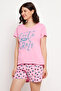 Print Me Pretty Top & Shorts Set in Pink - 100% Cotton - 3