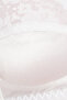 Non-Padded Non-Wired Plus Size Bra in White With Matching PN1675R18 - 6