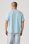 Men's Red Tab Vintage Garment Dye Forget-M Blue T-Shirt - 2