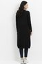 Women's Black Long Slim Seasonal Knitwear Cardigan - 8