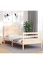 Bed frame with headboard 3FT, single, solid wood - 3