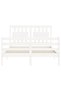 4FT Bed Frame with Headboard, Small Double, Solid Wood - 7