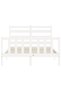 4FT Bed Frame with Headboard, Small Double, Solid Wood - 6