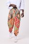 Unisex Street Style Printed Wrinkled Sports Baggy Trousers - 5