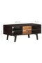 Coffee table, 100x50x45 cm, solid recycled wood - 6