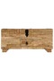 Coffee table, 80 x 40 x 35 cm, solid mango wood - 5