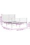 4FT Bed Frame with Headboard, Small Double, Solid Wood - 8
