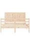 4FT Bed Frame with Headboard, Small Double, Solid Wood - 6