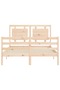 4FT Bed Frame with Headboard, Small Double, Solid Wood - 6