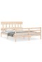 Bed frame with headboard, solid wood, king size 5FT - 2