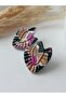 Bohemian Textured Ethnic Pattern Polymer Clay Women's Earrings Handmade Black Pink Silver Color Ultra Light - 5
