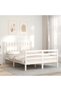 4FT Bed Frame with Headboard, Small Double, Solid Wood - 3