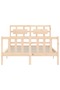 4FT Bed Frame with Headboard, Small Double, Solid Wood - 6