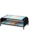 Coffee table, solid recycled wood - 5