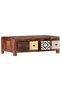 Coffee table, 90 x 50 x 30 cm, solid sheesham wood - 8
