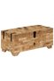 Coffee table, 80 x 40 x 35 cm, solid mango wood - 8