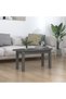 Coffee table, gray, 80x40x35 cm, solid pine wood